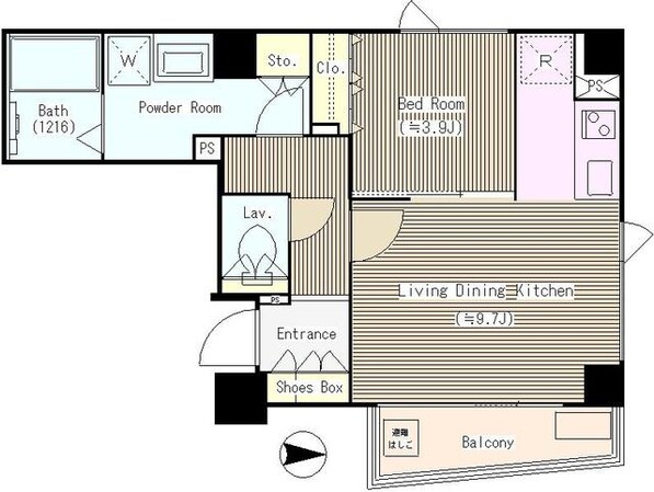 シエルトゥールロジュマンの物件間取画像